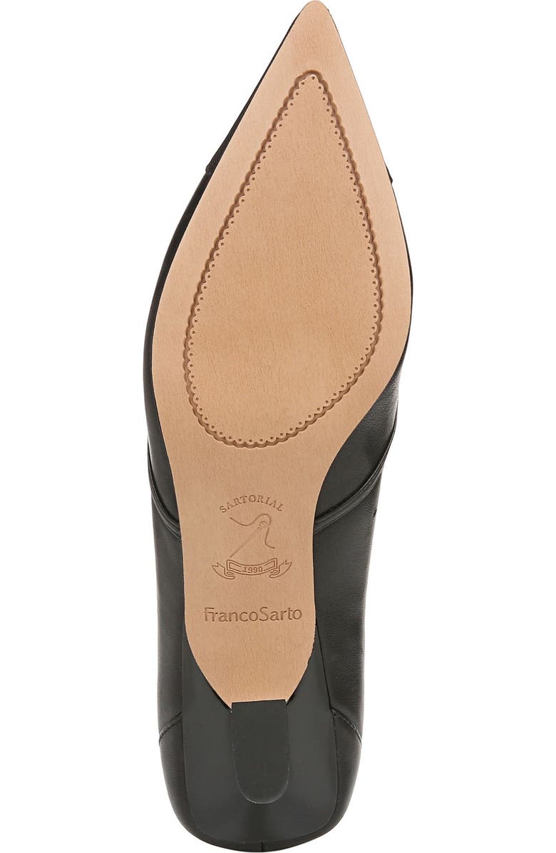 Franco Sarto Darcy Pointed Toe Kitten Heel Pump, Alternate, color, Black