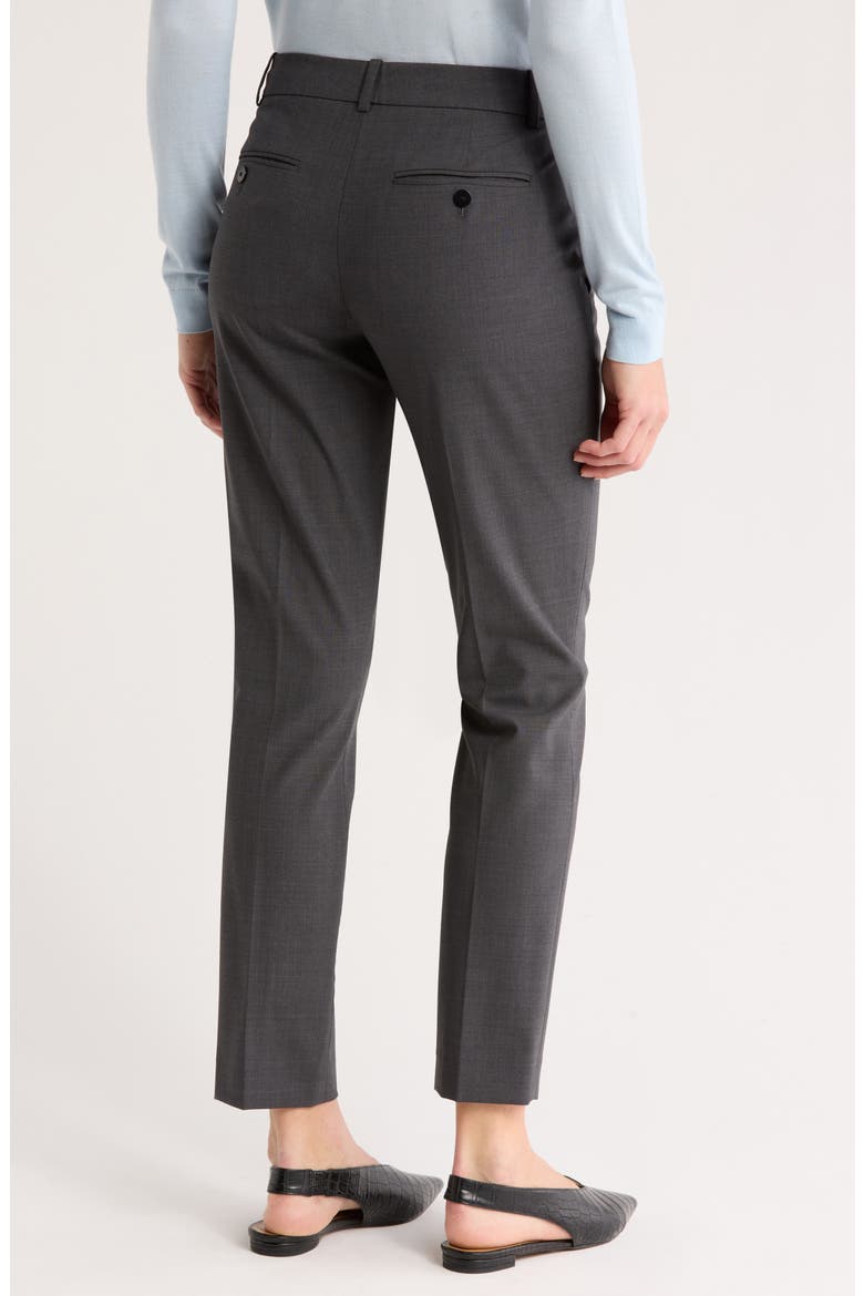 Testra Stretch Virgin Wool Blend Pants, Alternate, color, CHARCOAL