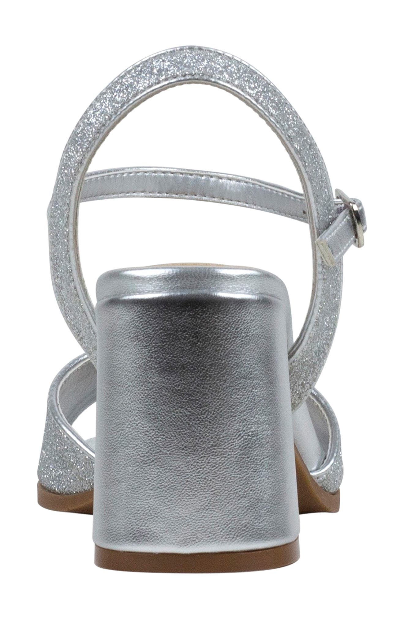 Sophianr Quarter Strap Sandal, Alternate, color, SILVER