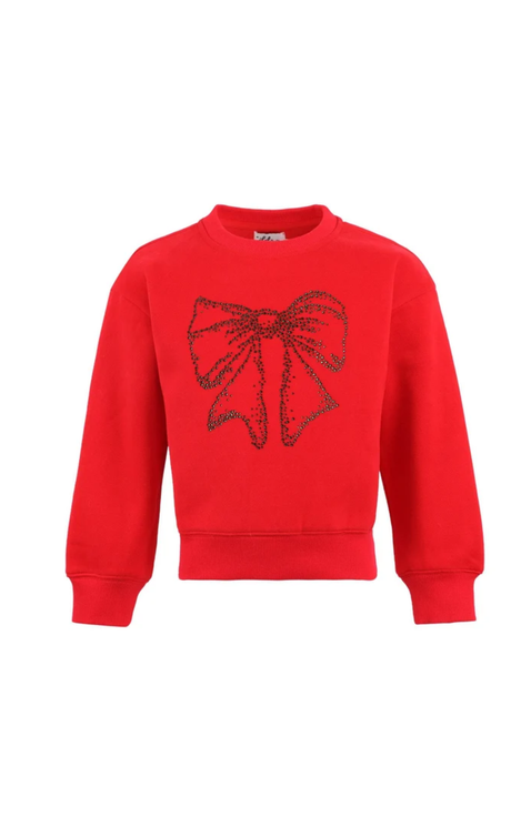 Shimmer Bow Sweatshirt