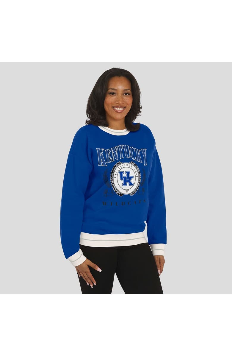 WEAR by Erin Andrews Women's WEAR by Erin Andrews Royal Kentucky Wildcats Seal Sweatshirt, Alternate, color, Royal