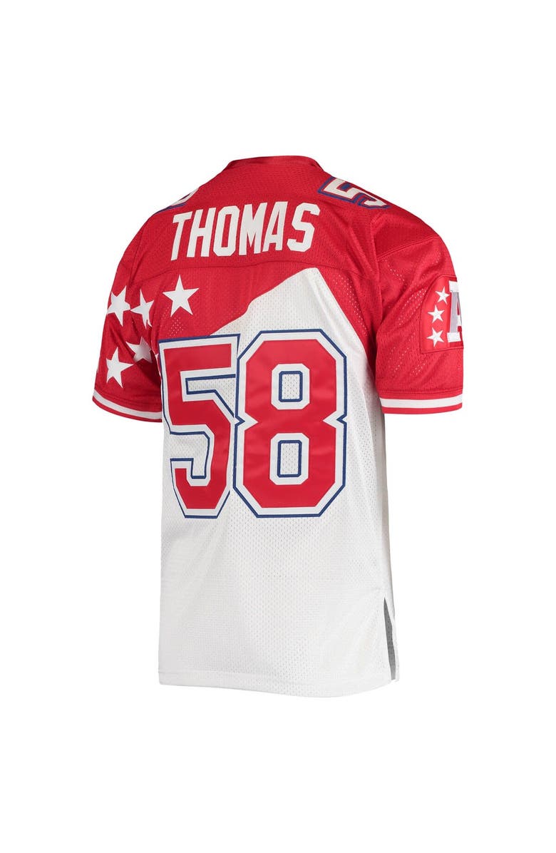 Mitchell & Ness Men's Mitchell & Ness Derrick Thomas White/Red AFC 1995 Pro Bowl Authentic Jersey, Alternate, color, 