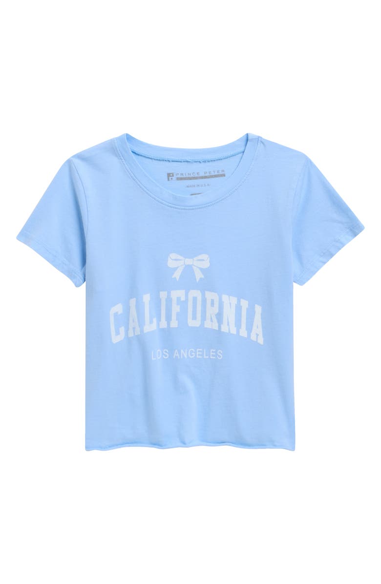 Prince Peter Kids' California Crop Graphic T-Shirt, Main, color, Blue