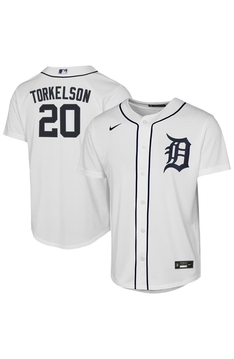 Nike Youth Nike Spencer Torkelson White Detroit Tigers Home Replica Player Jersey, Main, color,