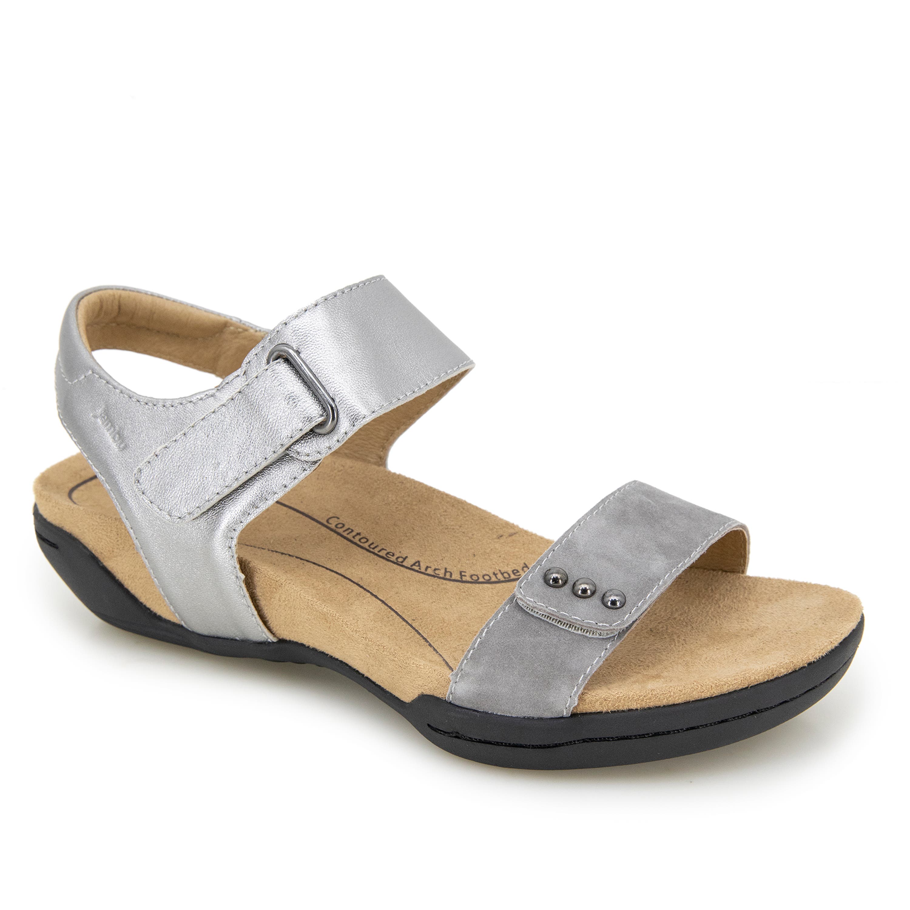 Morgan Casual Sandal, Main, color, Gunmetal, Pewter