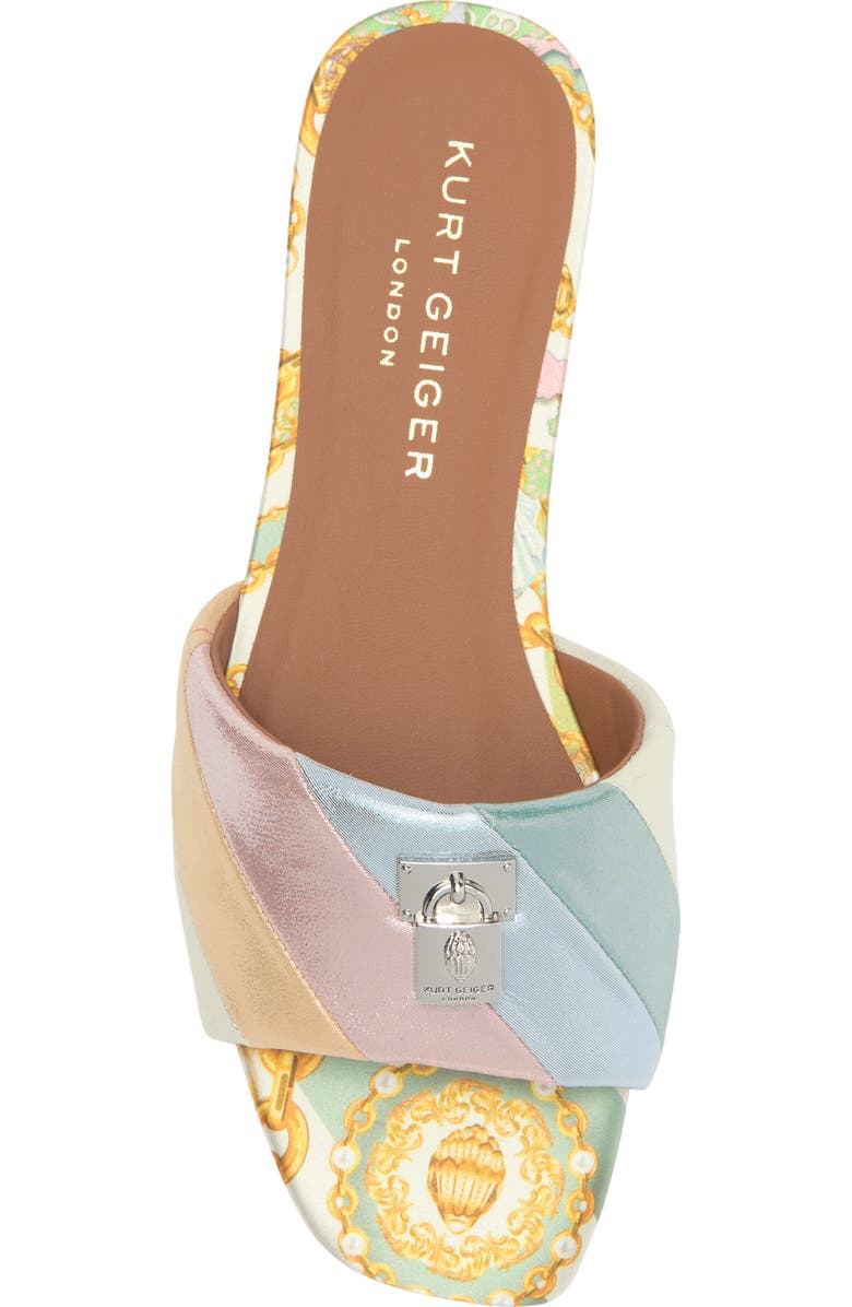 Kurt Geiger London Brixton Slide Sandal, Alternate, color, Metallic Combo