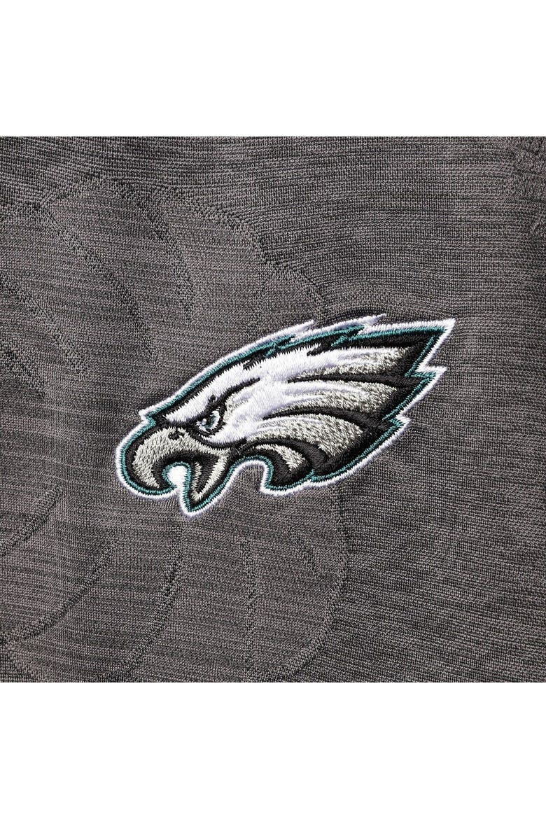 Men's Tommy Bahama Gray Philadelphia Eagles Palm Coast Delray Frond Allover IslandZone Polo, Alternate, color, Charcoal