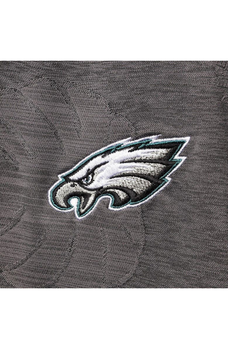 Tommy Bahama Men's Tommy Bahama Gray Philadelphia Eagles Palm Coast Delray Frond Allover IslandZone Polo, Alternate, color, Charcoal