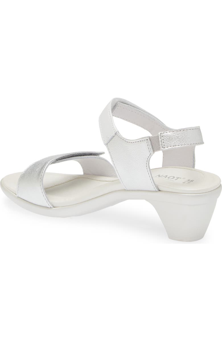 Naot Extant Sandal, Alternate, color, Silver/ Pearl White