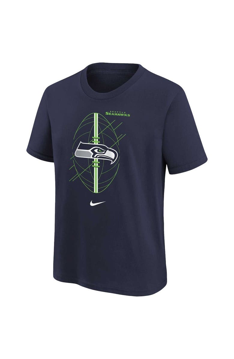 Nike Youth Nike Navy Seattle Seahawks Icon T-Shirt, Alternate, color, 