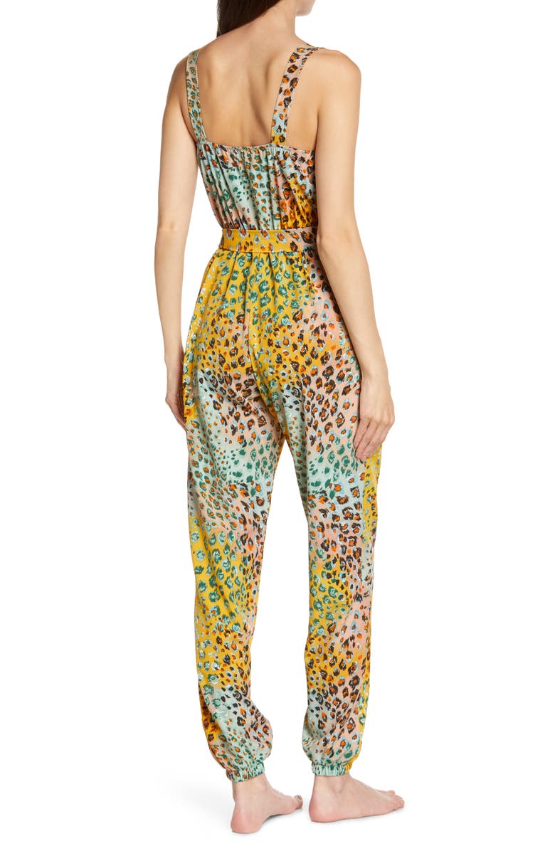 Lightcodes Cowl Neck Tank Jumpsuit, Alternate, color, Wildling Print