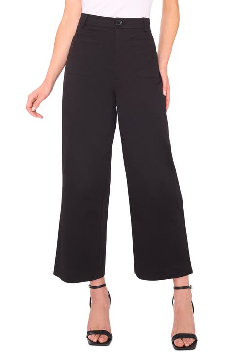 Patch Pocket Crop Twill Pants