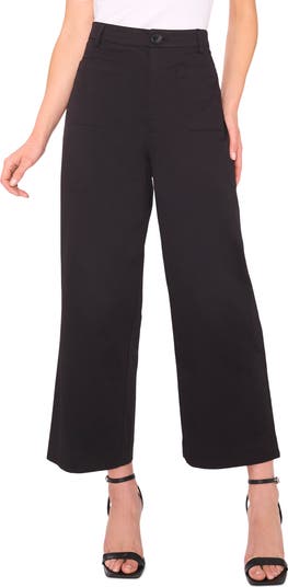 Patch Pocket Crop Twill Pants