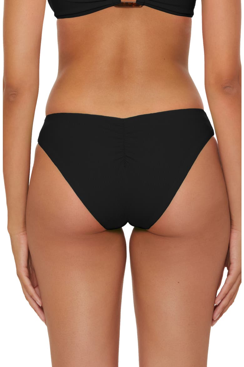 Modern Edge Hipster Bikini Bottoms, Alternate, color, BLACK