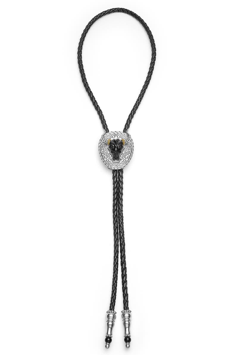 LAGOS Men's Longhorn Bolo Tie, Alternate, color, Silver