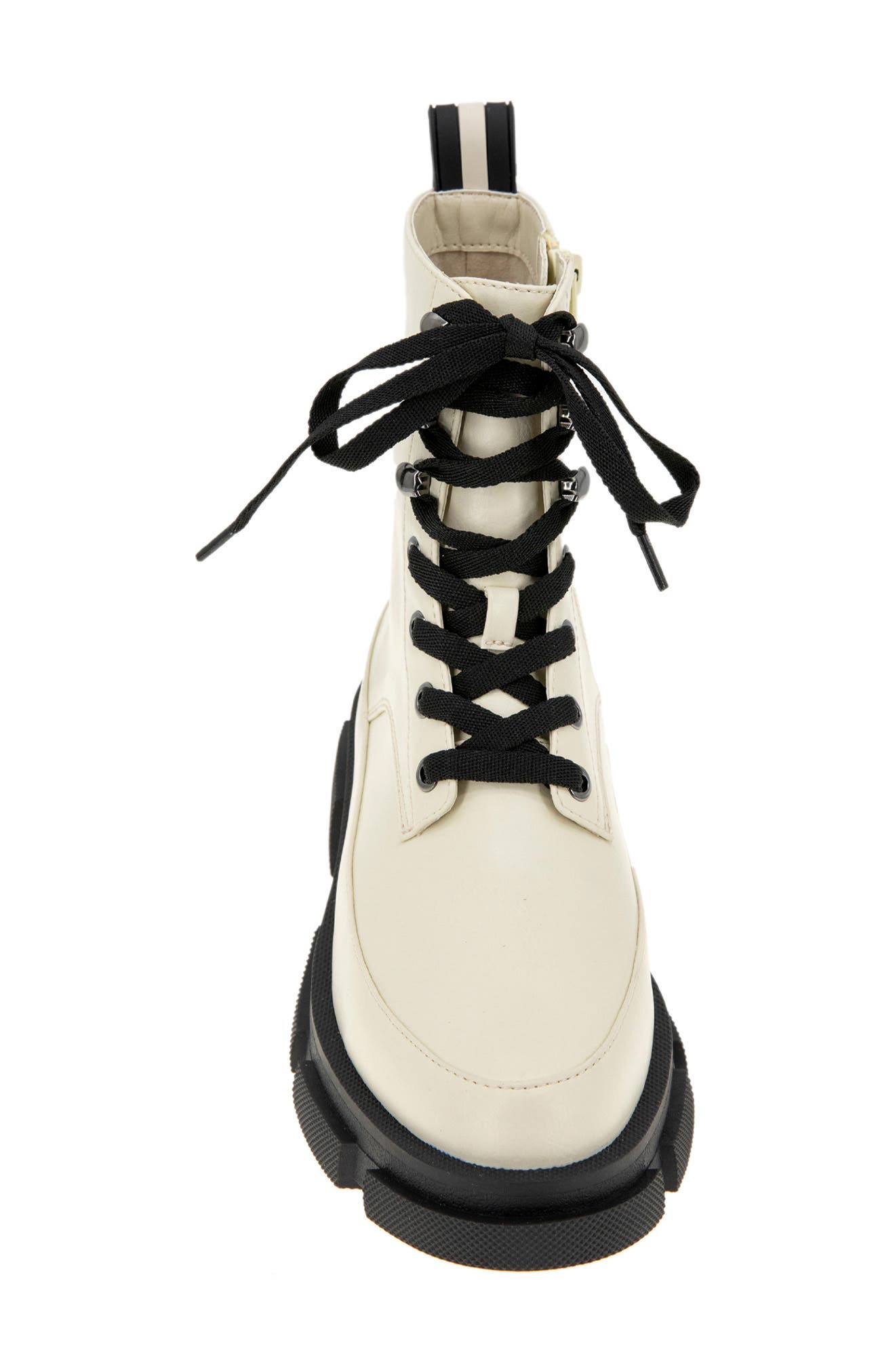 Ander Lace-Up Combat Boot, Alternate, color, BIANCA