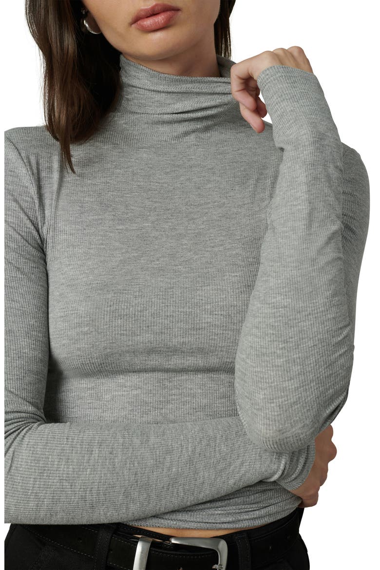 Tony Long Sleeve Top, Alternate, color, HEATHER GREY