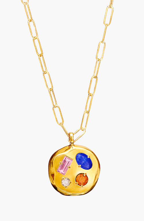 Birthdate Co. The October Birthdate Gold Pendant In October 16th - Gold