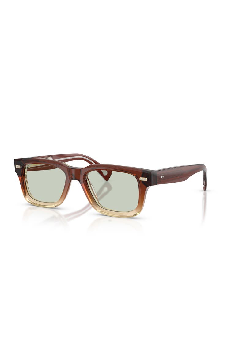 51mm Rectangle optical glasses, Main, color, Red