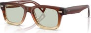 Brunello Cucinelli 51mm Rectangle optical glasses
