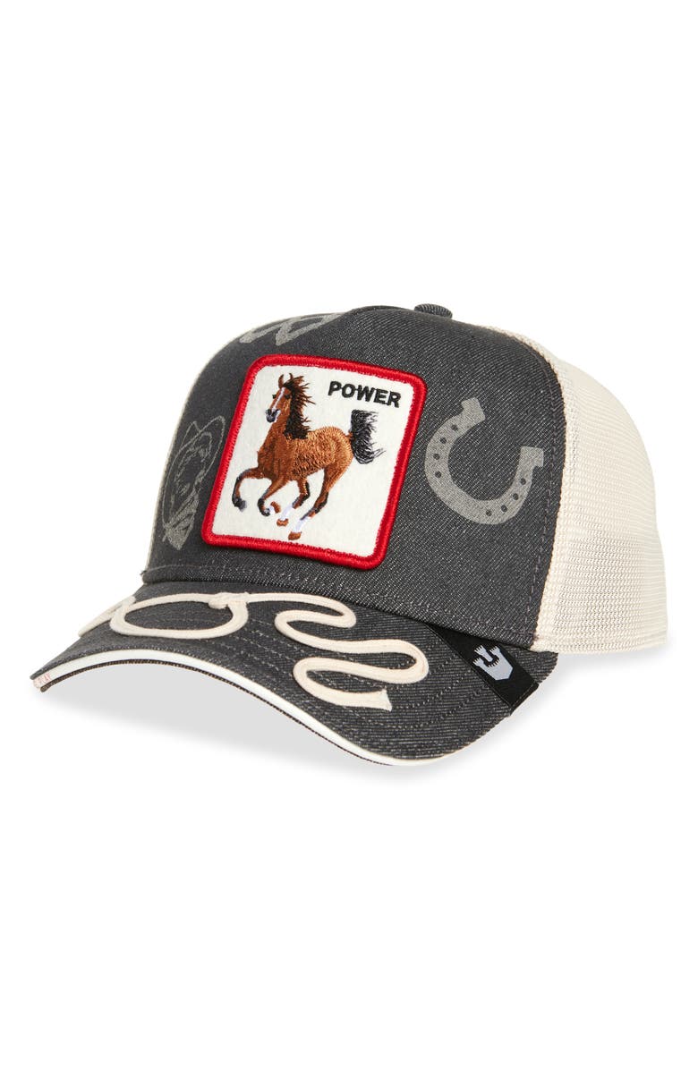 Goorin Bros. Full Throttle Snapback Trucker Hat, Main, color, 