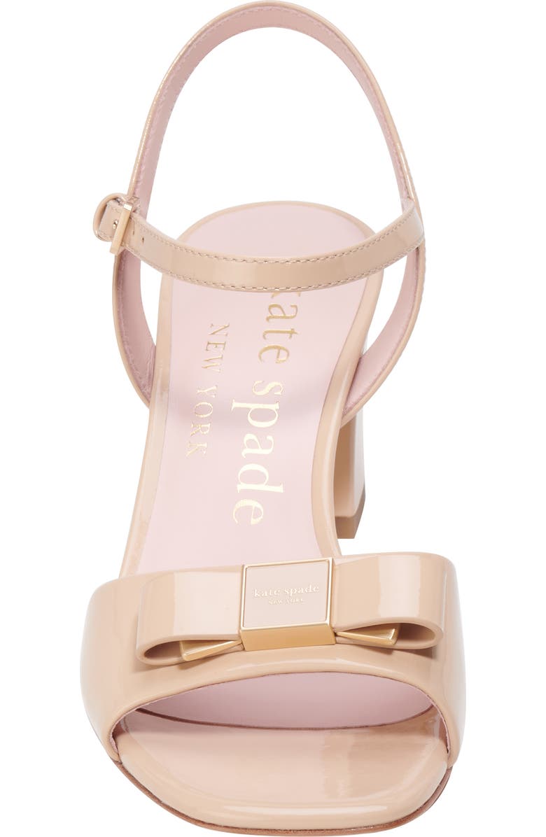 Kate Spade New York bowdie quarter strap sandal, Alternate, color, Beach Sand