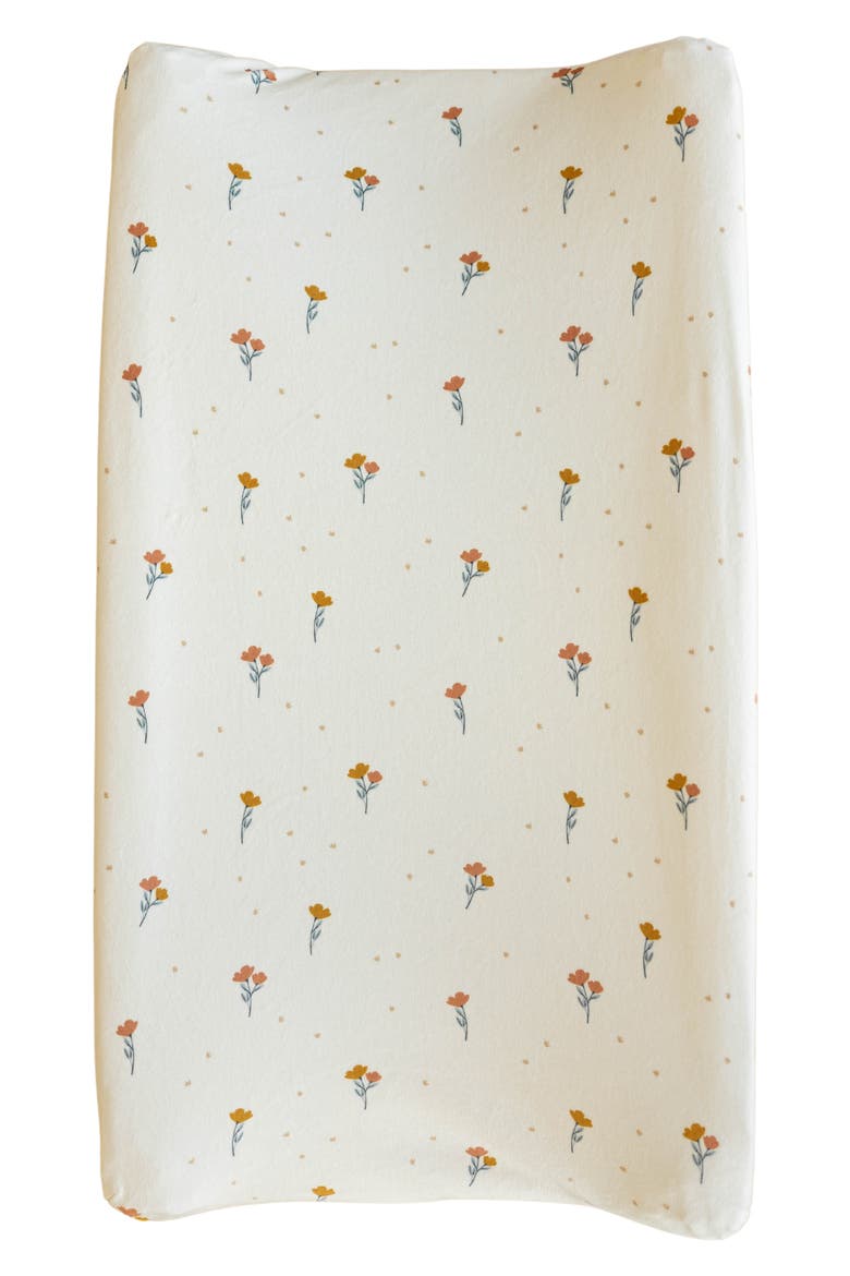 Minky Print Swaddle, Main, color, FLORAL