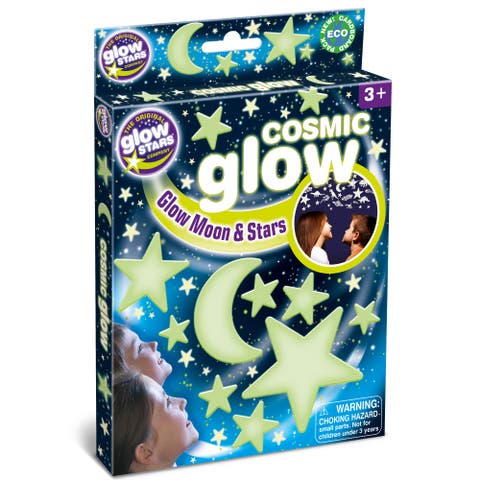 The Original Glowstars Cosmic Glow Moon & Stars Selfadhesive Pads