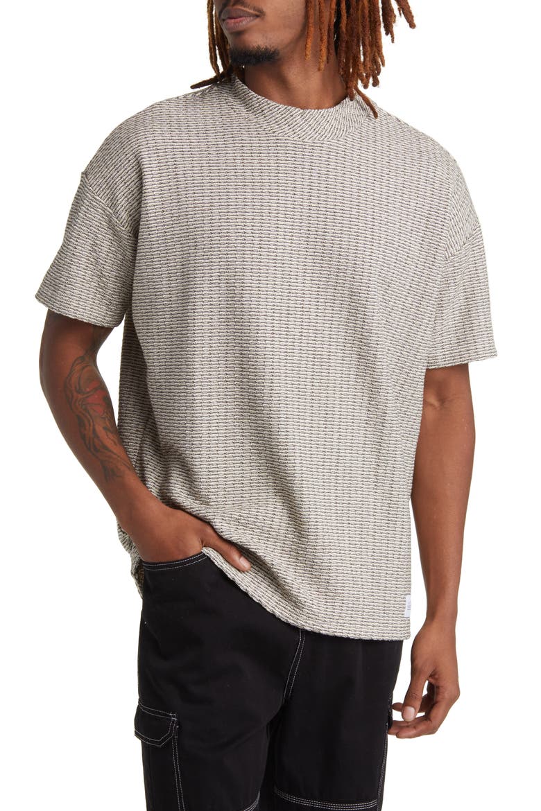 Jacquard T-Shirt, Main, color, STONE