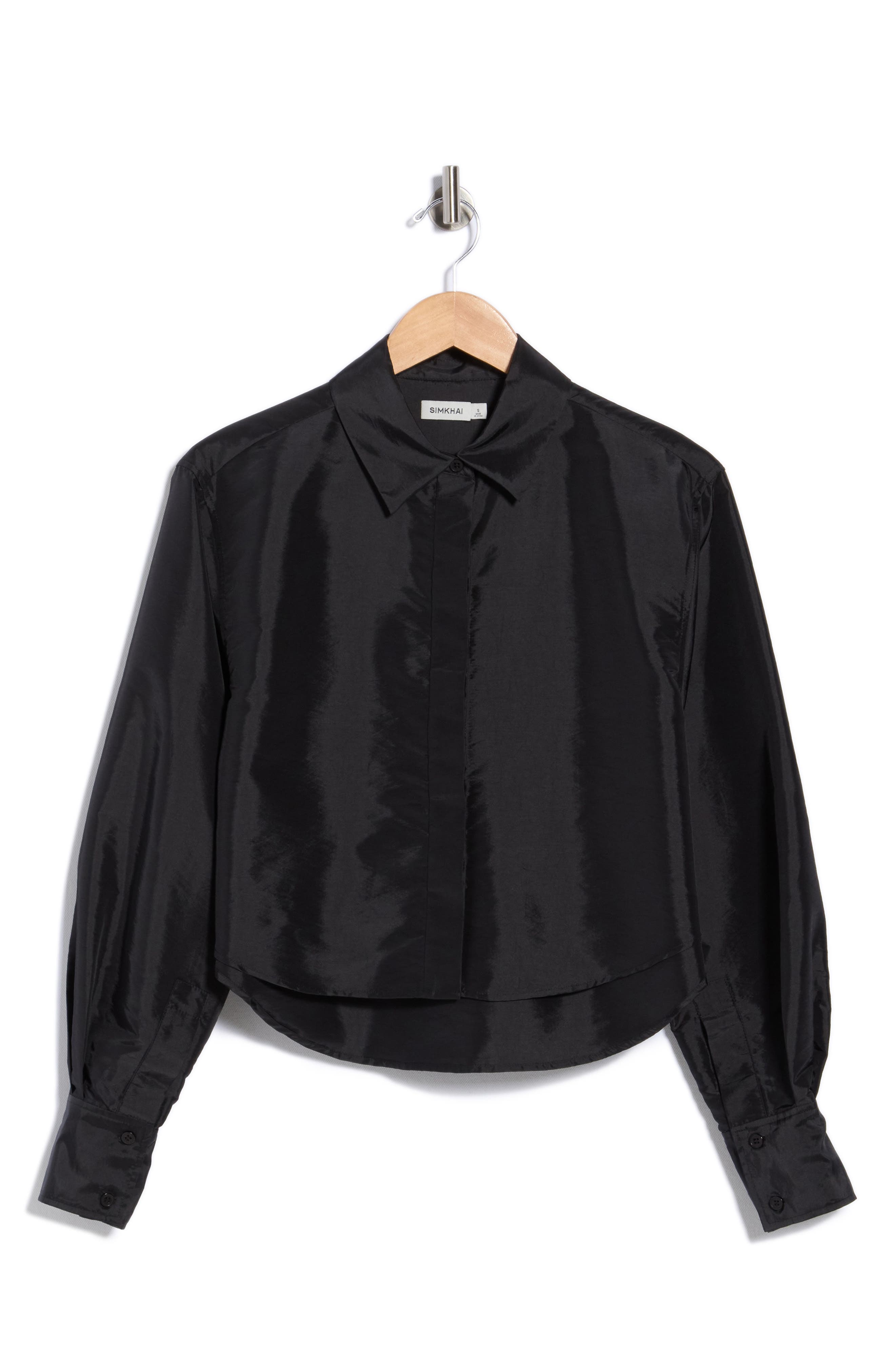 Renata Cropped Button Down Shirt