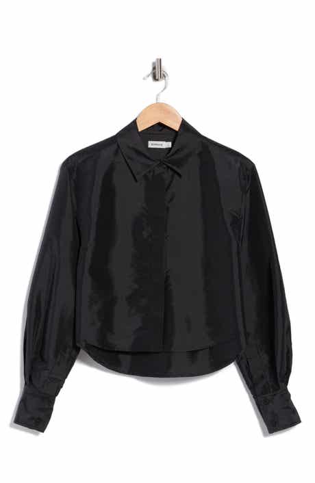 Renata Cropped Button Down Shirt