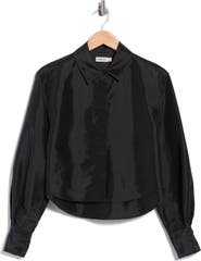 Simkhai Renata Cropped Button Down Shirt