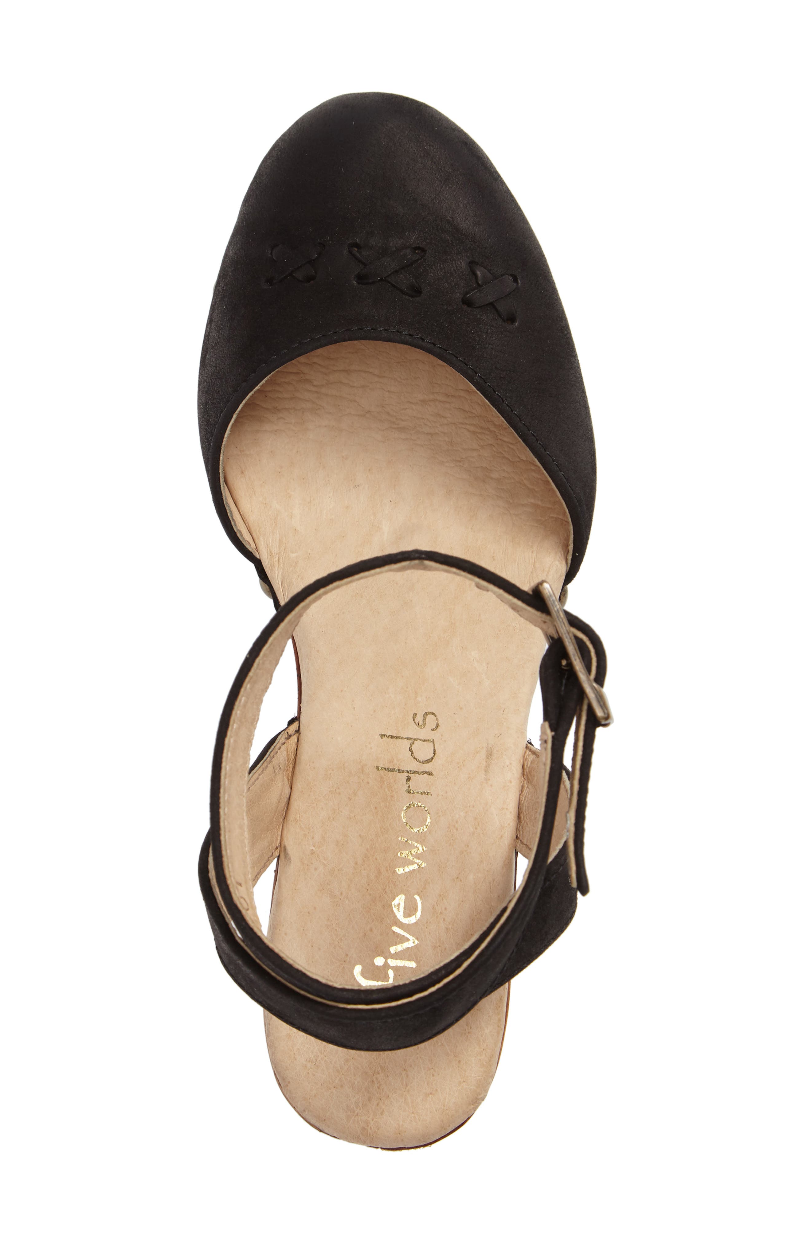 five worlds Frida Platform Sandal, Alternate, color, 