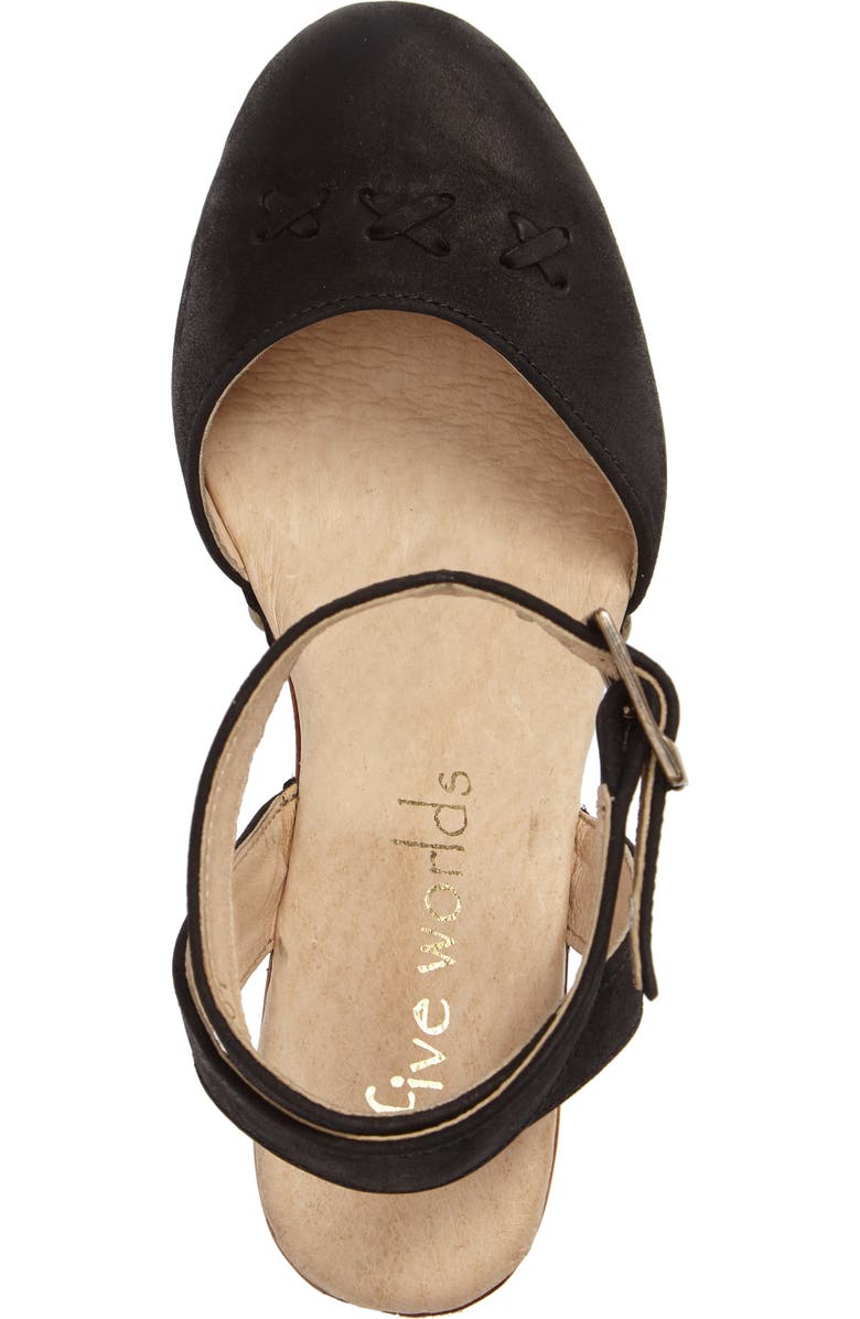 five worlds Frida Platform Sandal, Alternate, color,
