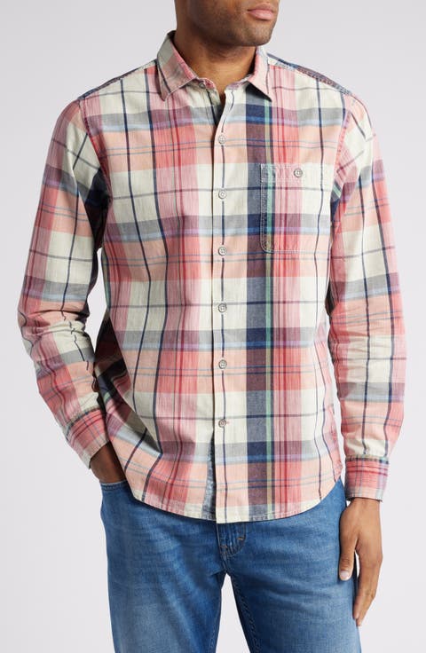 Tortola Sunwash Check Button-Up Shirt
