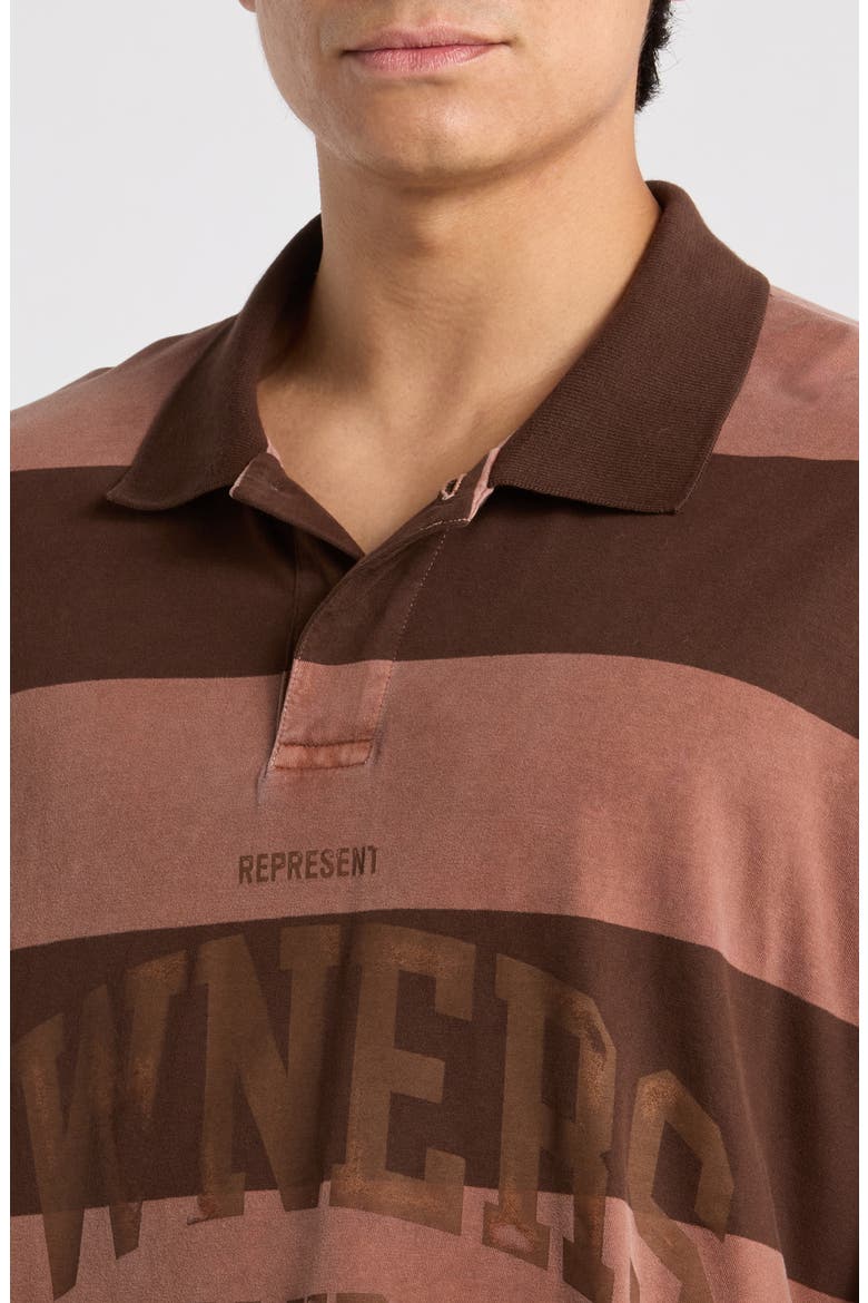 Owners Club Stripe Rugby Top, Alternate, color, SIENNA