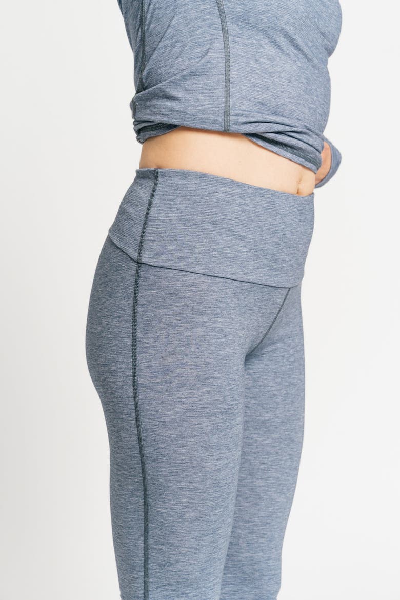 Backcountry Base Layer Bottoms Curvy Fit, Alternate, color, Misty Bering Sea Blue