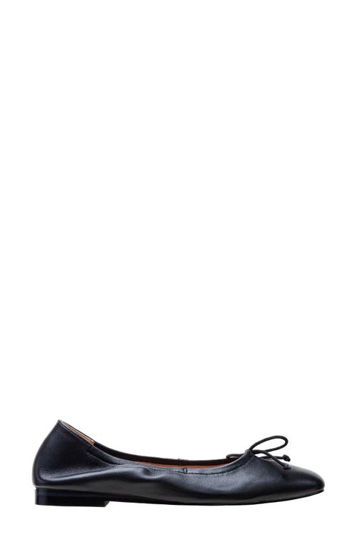 Shop Linea Paolo Mila Ballerina Flat In Black
