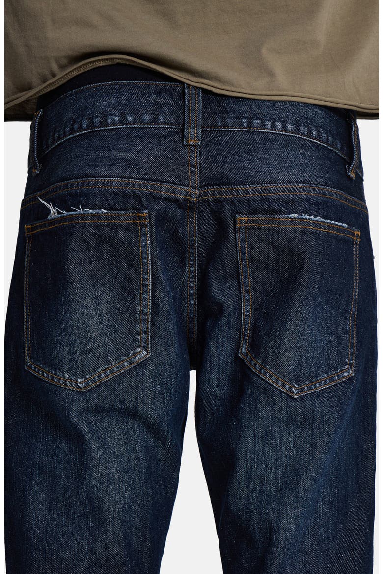 Coated Jude Flare Leg Jeans, Alternate, color, DENIM