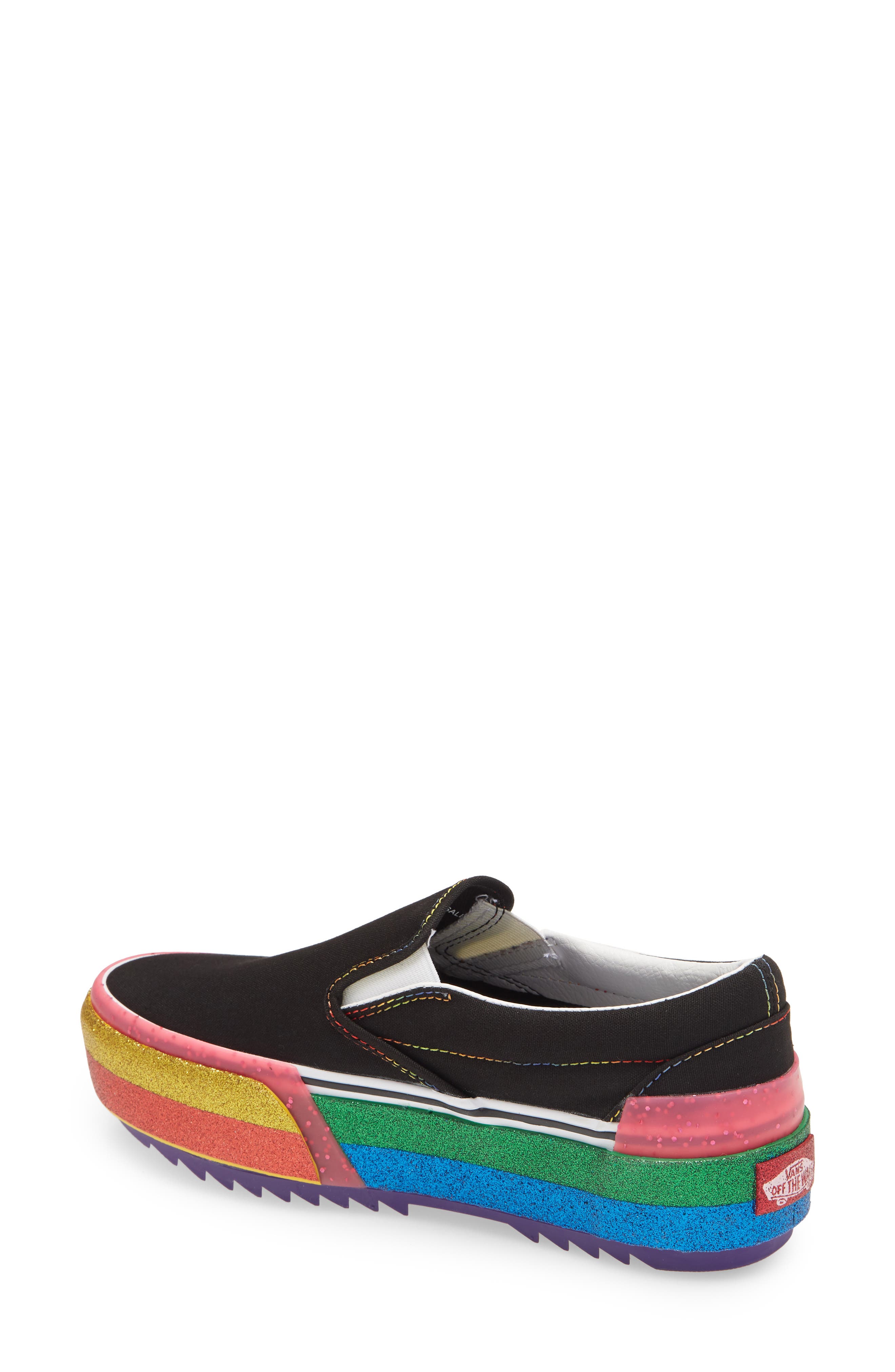 Vans Classic Slip-On Stacked Platform Sneaker, Alternate, color, 