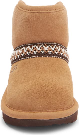 Kids' Classic Faux Fur Mini Crescent Boot