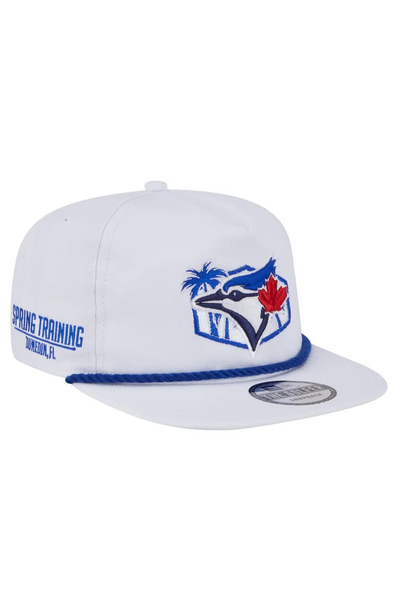 New Era Men's New Era  White Toronto Blue Jays  Palm Golfer Snapback Hat, Main, color, 