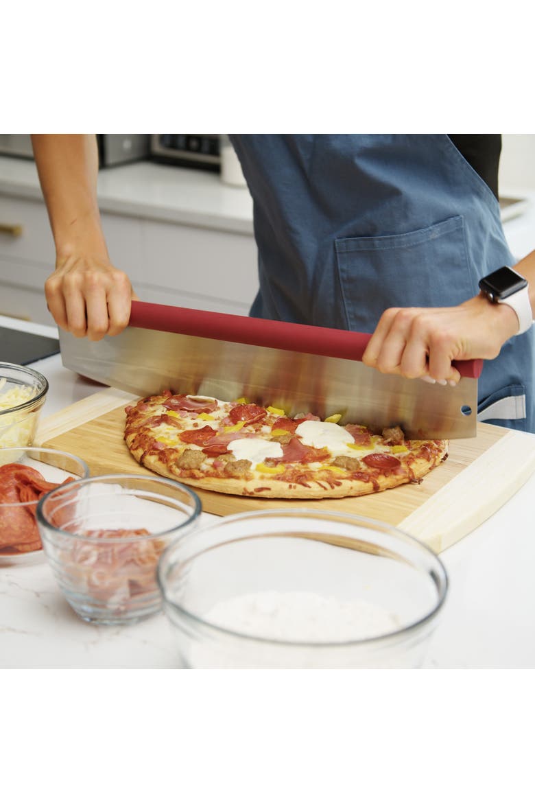 Premium Pizza Cutter, 3.5" Cutting Wheel, Alternate, color, Black/Silver