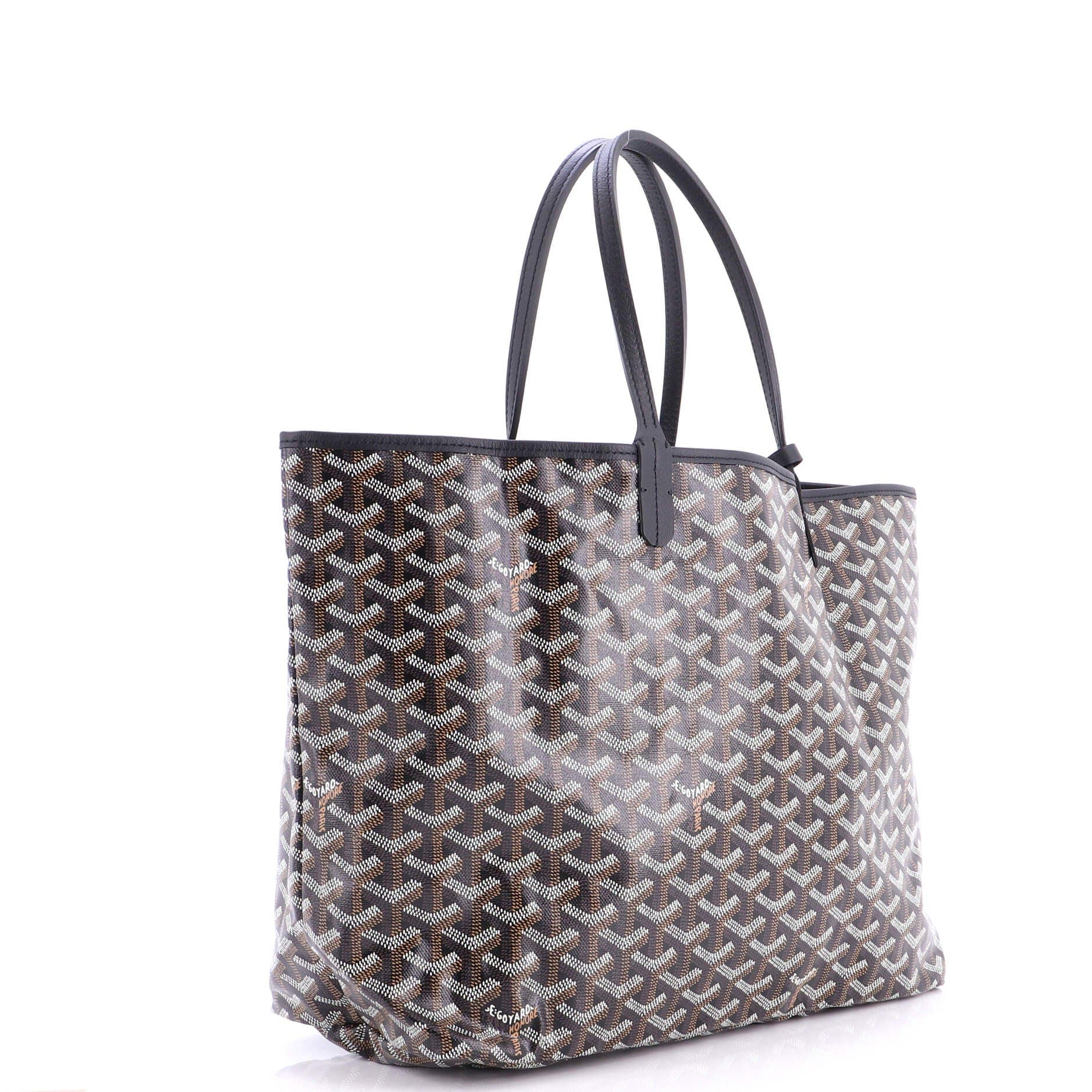 Saint Louis Tote Coated Canvas PM, Alternate, color, Black