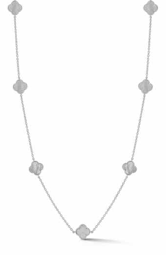 CHLOE AND MADISON Mother-of-Pearl Station Necklace