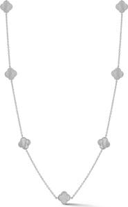 CHLOE AND MADISON Mother-of-Pearl Station Necklace
