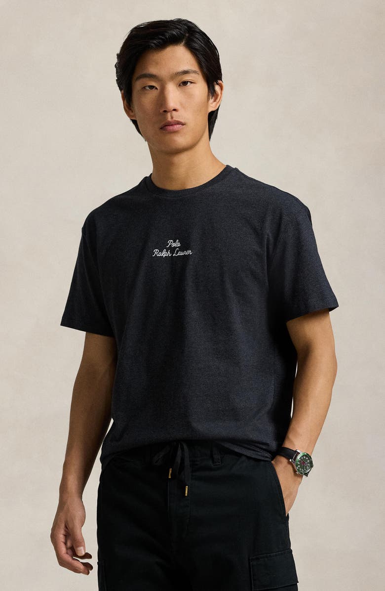 Polo Ralph Lauren Logo Script Embroidered T-Shirt, Alternate, color,