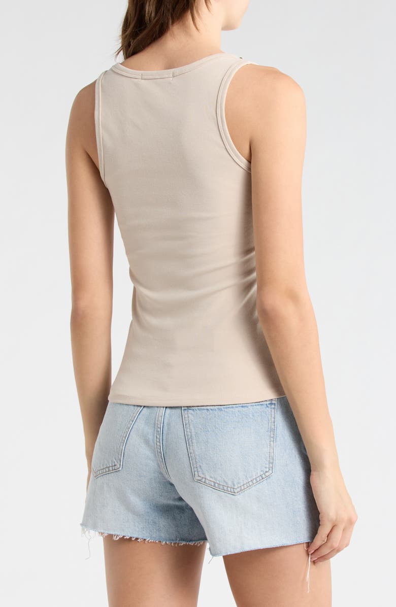 Madden Girl Studded Tank, Alternate, color, Taupe