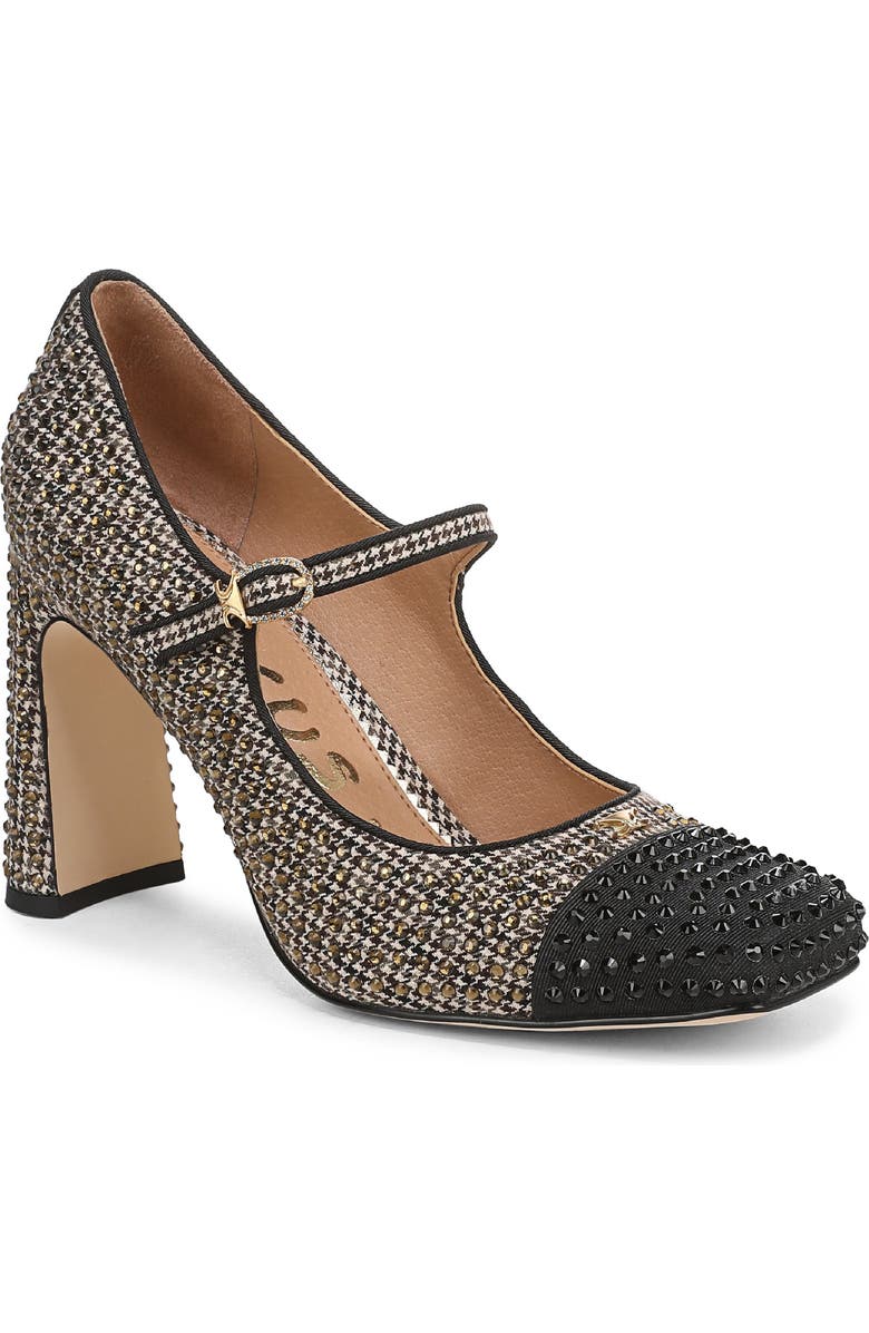 Circus NY by Sam Edelman Elora Glitz Mary Jane Pump, Main, color, Black Natural Multi