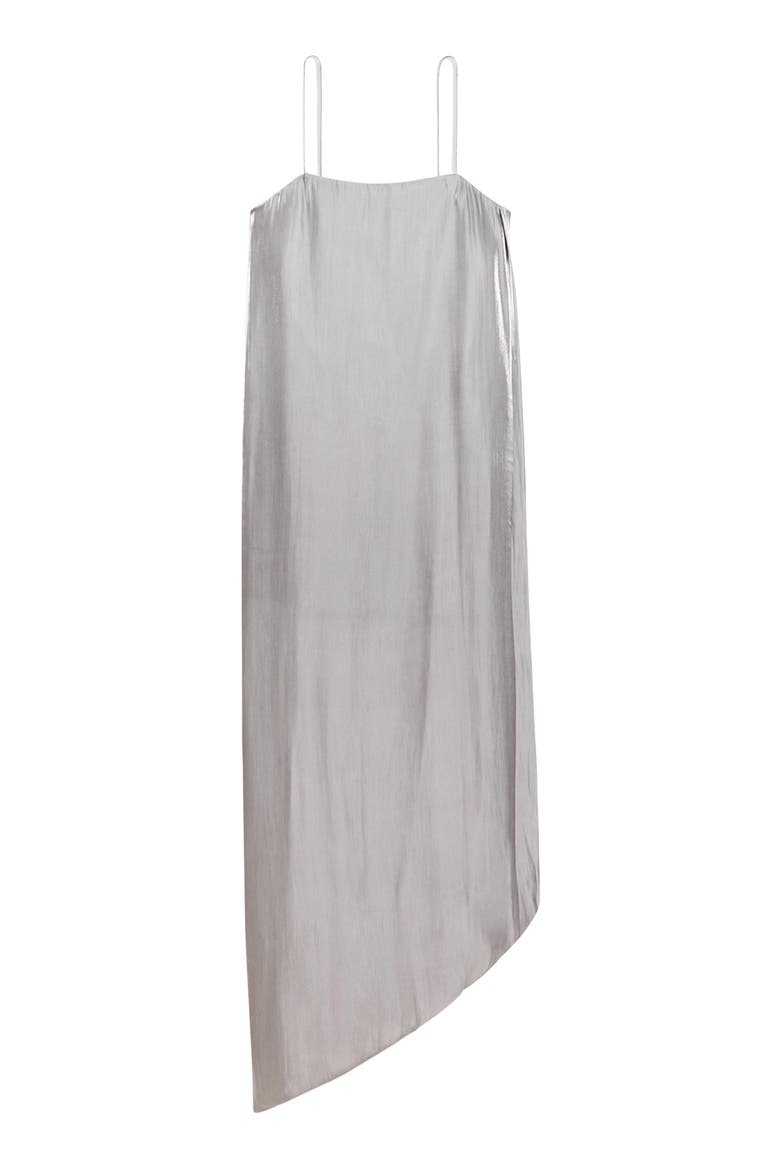 Fluid Asymmetric Hem Maxi Dress, Alternate, color, CLOUD